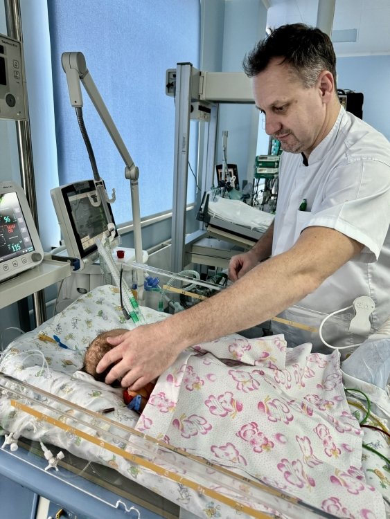 Младенца с пороком сердца прооперировали в Киеве сразу после кесарева сечения