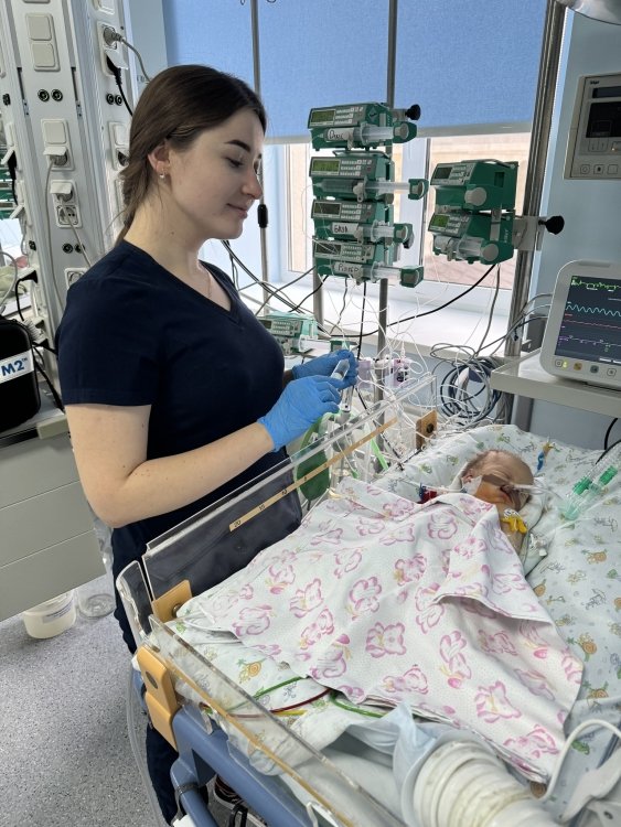 Младенца с пороком сердца прооперировали в Киеве сразу после кесарева сечения