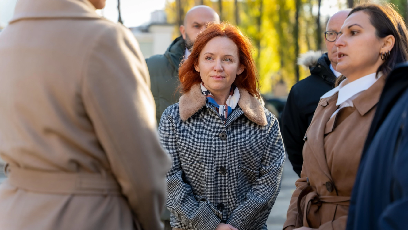 Премьер Дании Метте Фредериксен посетила «ОХМАТДЕТ», чтобы ознакомиться с состоянием восстановления больницы после ракетного обстрела