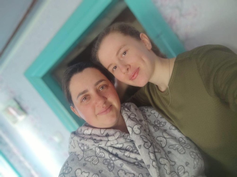 Породілля і медсестра Тетяна Павлова