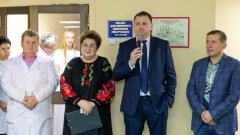 Открытие инновационной аудитории кардиофармакологии в Национальном медуниверситете им. А.А.Богомольца. /Пресс-служба ЧАО «Фармацевтическая фирма «Дарница»