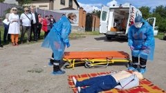 В Кропивницком провели практическую тренировку медиков на случай выявления холеры