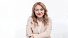 Марія Кайтан презентує стратегію комунікації компанії «Дарниця» /Фото из собственного архива