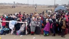 Украинцы на границе. Фото: /Слово и Дело