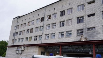 Больница в Макарове пострадала от оккупантов. Фото: /Telegram