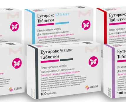 Acino сообщила о дополнительных поставках L-тироксина в 6 дозировках