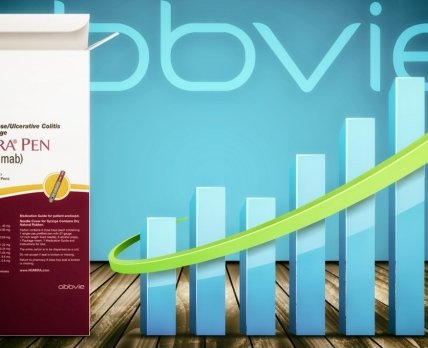 Объем продаж AbbVie увеличился на 9,5% на фоне показателя по препарату Humira