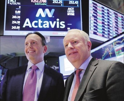 Дэвид Пайотт из Allergan получит компенсацию после завершения сделки с Actavis