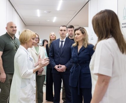 Виктор Ляшко и Елена Зеленская посетили Центр ментального здоровья «Возвращение» в Днепре