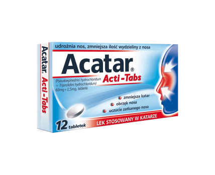 Гослекслужба запретила все серии противогистаминного препарата Acatar acti-tabs
