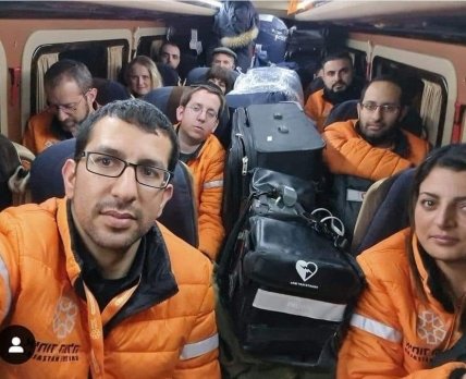 Юрий Андреев обнародовал фото с израильскими врачами, которые едут на помощь украинским коллегам. /Facebook