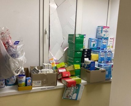 Аптека, пострадавшая от взрывов в Виннице Фото: /Пресс-служба сети «Подорожник»