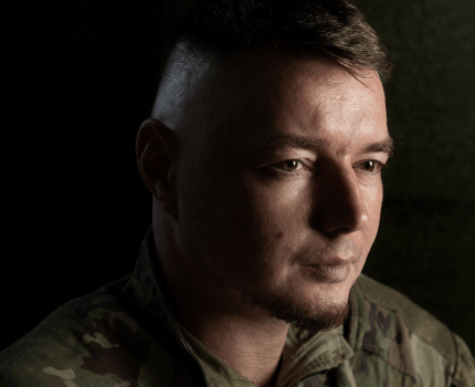 Николай Мельник, ветеран российско-украинской войны, старший лейтенант, командир, рыцарь ордена Богдана Хмельницкого за храбрость. /Фото из собственного архива