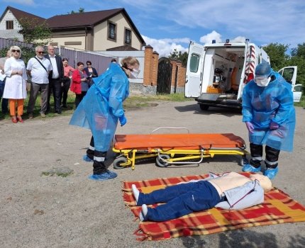 У Кропивницькому провели практичне тренування медиків на випадок виявлення холери