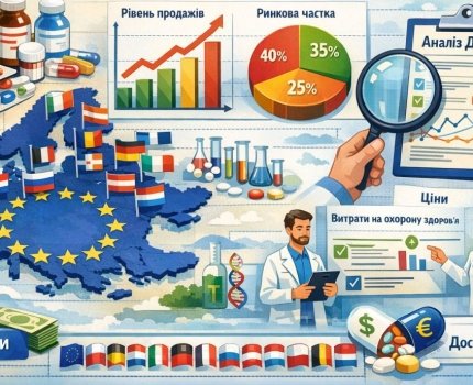 Порівняльний аналіз фармацевтичних ринків: 27 країн Європейського Союзу