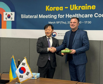 Украина и Южная Корея готовят партнёрство в сфере реабилитации и медицинской помощи ветеранам /Минздрав