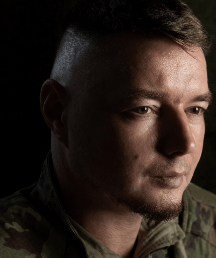 Николай Мельник, ветеран российско-украинской войны, старший лейтенант, командир, рыцарь ордена Богдана Хмельницкого за храбрость. /Фото из собственного архива