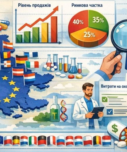 Порівняльний аналіз фармацевтичних ринків: 27 країн Європейського Союзу
