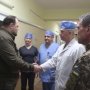 Руслан Стефанчук в Военно-медицинском клиническом центре Западного региона во Львове, 6 апреля 2022 года. /ВРУ