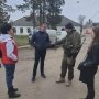 Виктор Ляшко и Мария Карчевич во время посещения больницы. /Facebook
