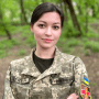 Офицер службы по связям с общественностью Командования Медицинских сил ВСУ лейтенант Евгения Сливко. Фото: Командование Медицинских сил ВСУ