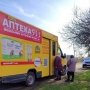 Мобільна аптека мережі «Аптека 9-1-1» забезпечує українців медикаментами у регіонах, які постраждали від бойових дій