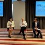 Михайло Радуцький, Валерій Зуб та Олена Єфіменко на конференції UpToDate 5.0, присвяченій діагностиці та лікуванню онкологічних захворювань