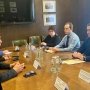 Віктор Ляшко, Олексій Яременко, Ірина Микичак і Філіп Клоз під час зустрічі, 4 травня 2022 року.
